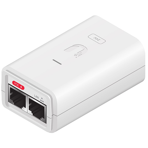 Ubiquiti POE-24-7W-G-WH PoE-Adapter Gigabit Ethernet 24 V