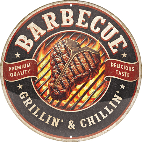 Nostalgic Art 48386194 Dekoratives Schild & Tafel für drinnen Stahl Mehrfarbig