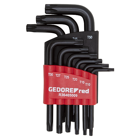 Gedore Winkelschraubendrehersatz 9-teilig TX T10-50