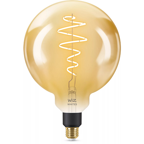 WiZ Filament-Lampe Globe, Bernstein 25 W G200 E27