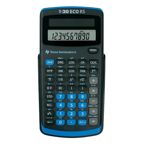 Texas Instruments TI-30 ECO RS Taschenrechner Tasche Wissenschaftlicher Taschenrechner Schwarz