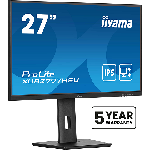 iiyama ProLite XUB2797HSU-B2 Computerbildschirm 68,6 cm (27") 1920 x 1080 Pixel Full HD LED Schwarz