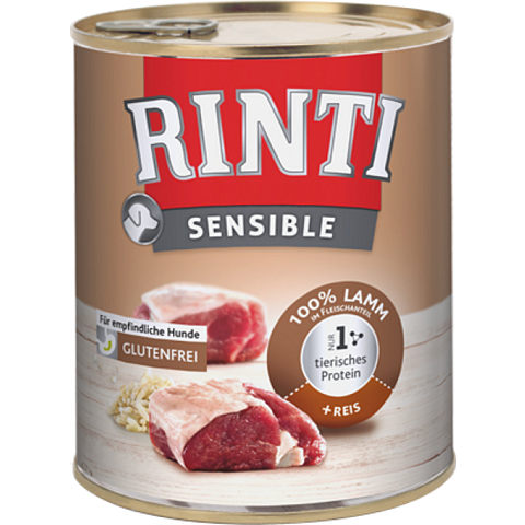 RINTI Sensible 800 g Universal Lamm, Reis