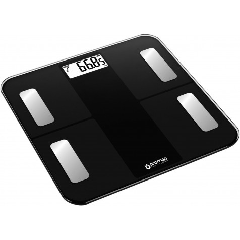 Oromed ORO-SCALE BLUETOOTH BLACK Quadratisch Schwarz Elektronische Personenwaage