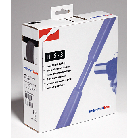 Hellermann Tyton 308-30300 Kabelisolierung Schrumpfschlauch Schwarz 1 Stück(e)