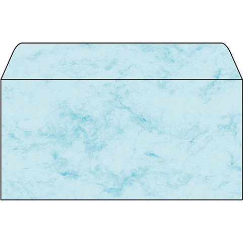 Sigel DU170 Briefumschlag DL (110 x 220 mm) Blau 50 Stück(e)