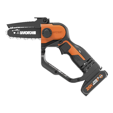 WORX WG324E Motorsäge Schwarz, Orange