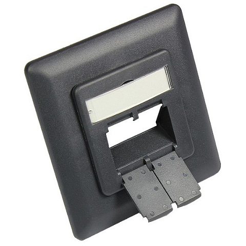 Alcasa GC-N0054 Wandplatte/Schalterabdeckung Grau
