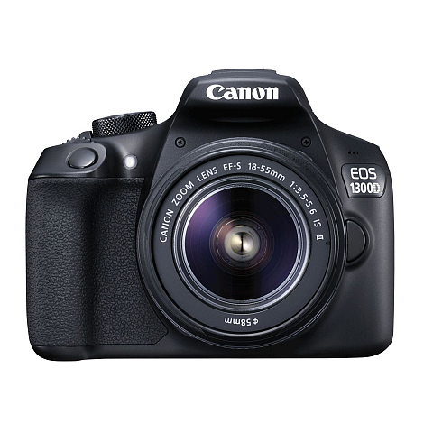 Canon EOS 1300D+ EF-S 18-55mm SLR-Kamera-Set 18 MP CMOS 5184 x 3456 Pixel Schwarz
