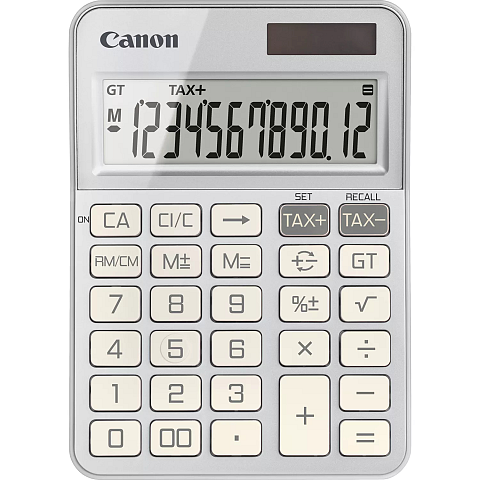 Canon KS-125KB Taschenrechner Desktop Einfacher Taschenrechner Silber