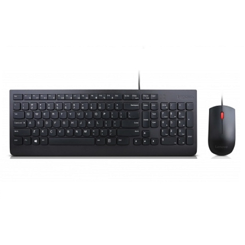 Lenovo 4X30L79923 Tastatur Maus enthalten Universal USB QWERTZ Slowenisch Schwarz