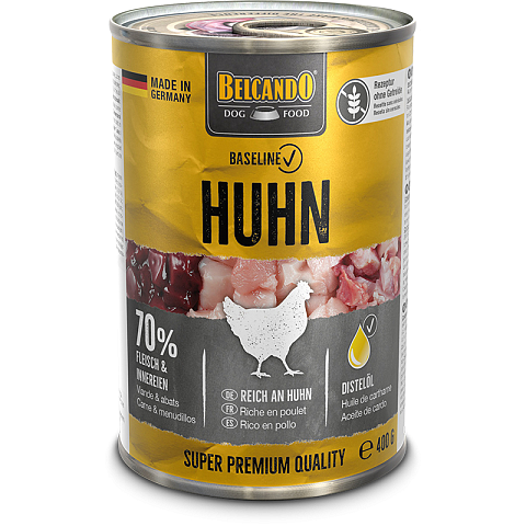 Belcando 512435 Hunde-Dosenfutter Huhn Adult 400 g