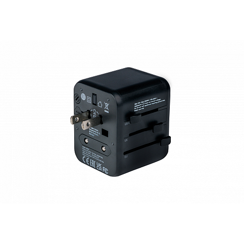 Verbatim 49543 Netzstecker-Adapter Universal Schwarz