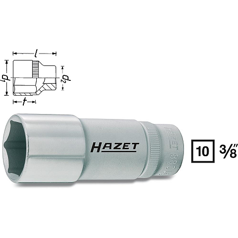 HAZET 880LG-19 Steckschlüsselaufsatz 1 Stück(e)