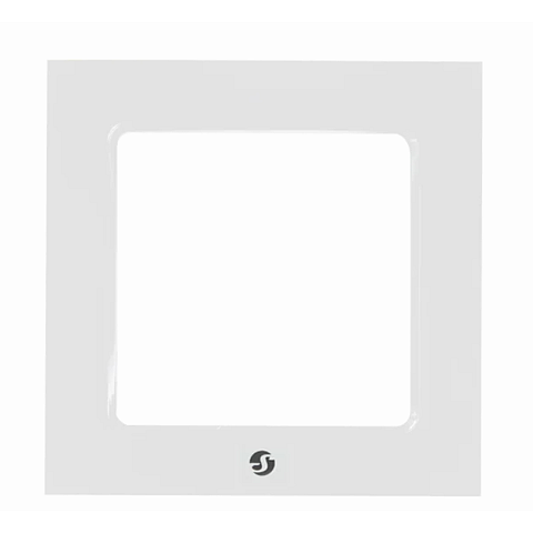 Shelly SHELLY_WF_1_W Wandrahmen 80 x 80 mm Quadratisch Weiß Kunststoff
