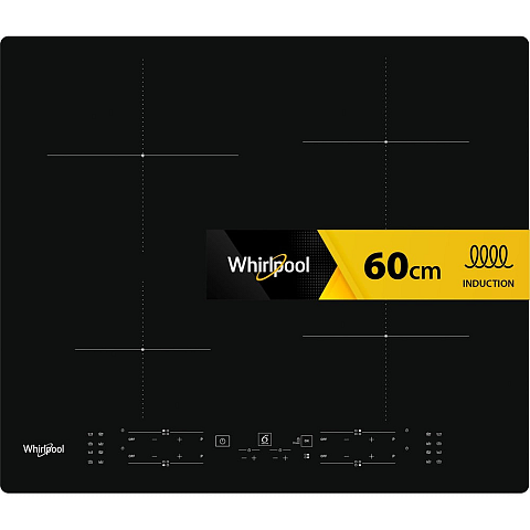 Whirlpool WB B8360 NE Schwarz Integriert 59 cm Zonen-Induktionskochfeld 4 Zone(n)
