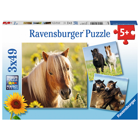 Ravensburger Kinderpuzzle - Liebe Pferde
