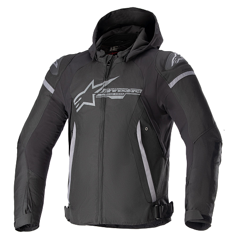 Alpinestars 3206423-111-2XL Motorradjacke & -weste Männlich Schwarz, Grau