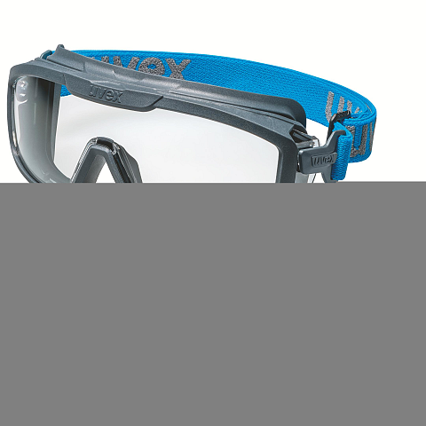 Uvex i-guard+kit Sicherheitsbrille Polycarbonat (PC) Blau, Grau