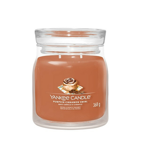 Yankee Candle 1759613E Wachskerze Rund Zimt, Kürbis Orange 1 Stück(e)