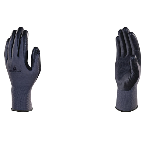 Delta Plus VE722 Werkstatthandschuhe Schwarz, Grau Nitrilschaum, Polyester 1 Stück(e)