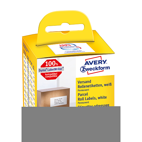 Avery ASS0722430 selbstklebendes Etikett Rechteck Permanent Weiß 110 Stück(e)