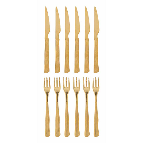 Bloomingville Ollin 12 Stück(e) Messer-Block/Besteck-Set