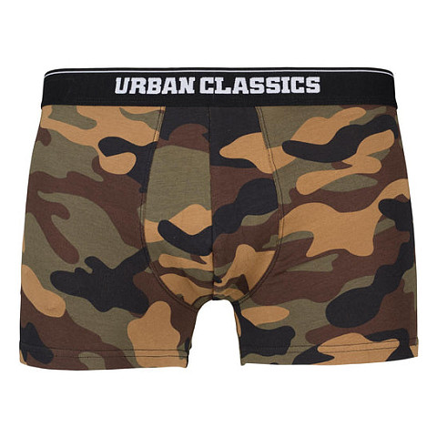 Urban Classics TB2047-01362-0051 Boxershorts Männlich Camouflage, Dunkles Grau, Holz