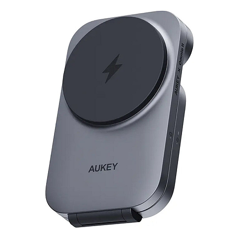 AUKEY LC-MC312 Ladegerät für Mobilgeräte Smartphone, Smartwatch, Kopfhörer Grau, Schwarz USB Kabelloses Aufladen Schnellladung Drinnen, Draußen
