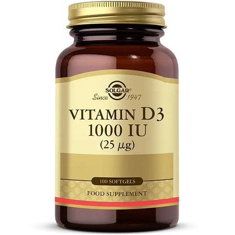Solgar Vitamin D3 1000 IU Einzelvitamin