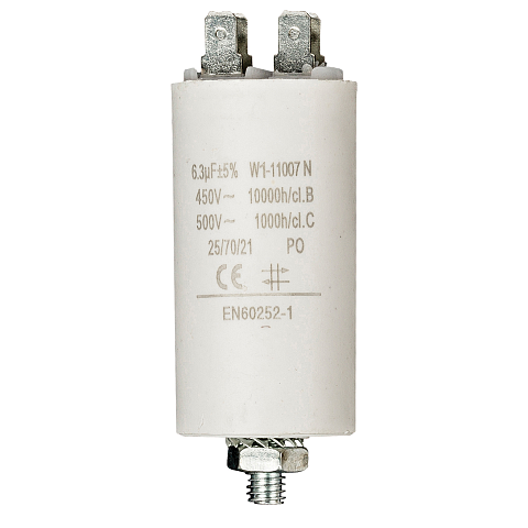 Fixapart W1-11007N Kondensator Weiß Fixed capacitor Zylindrische