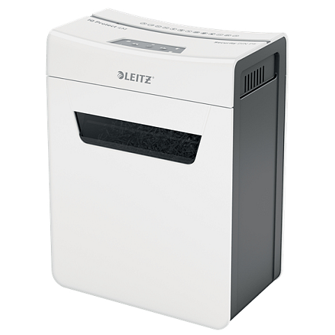Leitz 80940000 Aktenvernichter Mikrogeschnittene Zerkleinerung 55 dB Grau, Weiß