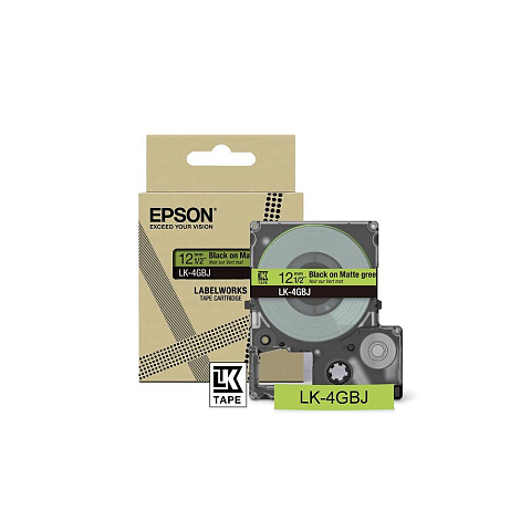 Epson LK-4GBJ Schwarz, Grün