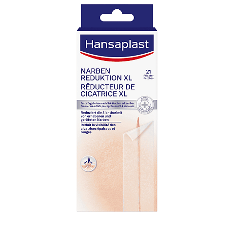 Hansaplast Narben Reduktion XL 3 x 14,6 cm 21 Stück(e)