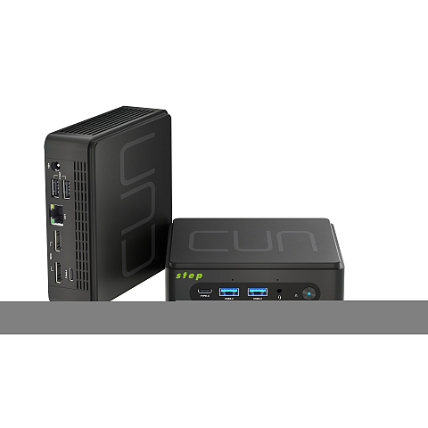 step CUN 512 Intel® Core™ i5 i5-1235U 8 GB DDR4-SDRAM 512 GB SSD Micro PC Mini-PC Schwarz