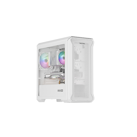 GENESIS Irid 503 Mini Tower Transparent, Weiß