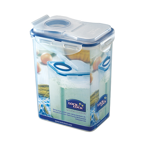 Lock & Lock HPL 813F Lebensmittelaufbewahrungsbehälter Rechteckig Box 1,8 l Blau, Transparent 1 Stück(e)