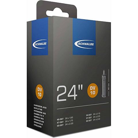 Schwalbe 10421611 Fahrradschlauch Dunlop-Ventil 24" 40 - 62 mm