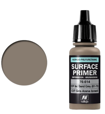 Vallejo Model Air IDF Israeli Sand Grey Acrylfarbe 17 ml Grau Flasche