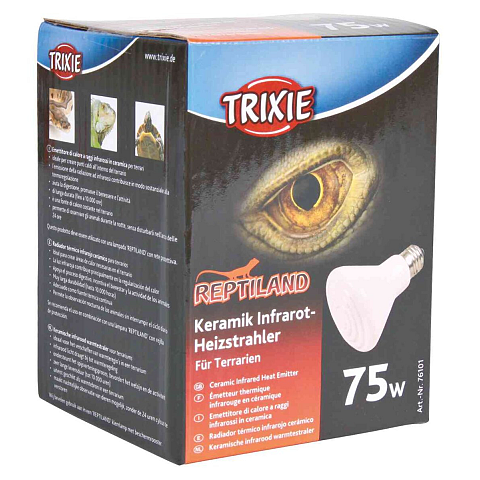 TRIXIE 76101 Reptilien-Heizlampe 75 W