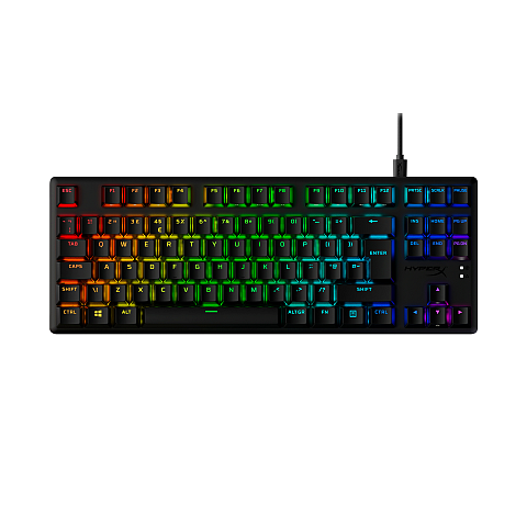 HyperX Alloy Origins Core PBT HX Rot – Mechanische Gaming-Tastatur