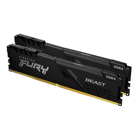 Kingston Technology FURY Beast 32GB 3600MT/s DDR4 CL18 DIMM (2er-Kit) Black