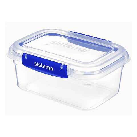 Sistema 881600 Lebensmittelaufbewahrungsbehälter Rechteckig Container 1 l Blau, Transparent 1 Stück(e)