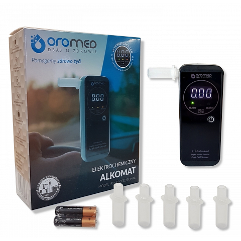 Oromed F11 PROFESSIONAL Alkohol-Tester 0 - 4% 0,05% Schwarz