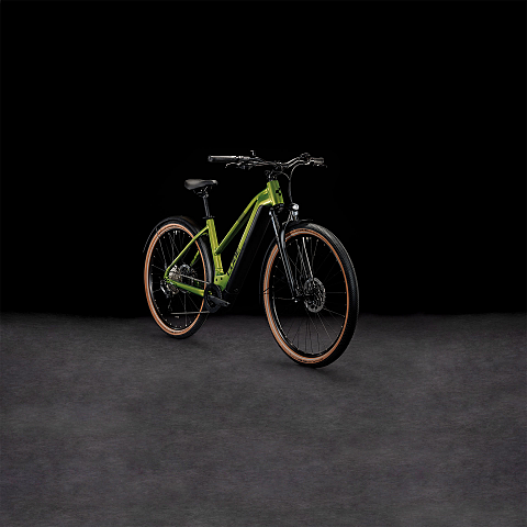 Cube Nuride Hybrid Pro 625 Allroad Schwarz, Grün Aluminium M 24,5 kg