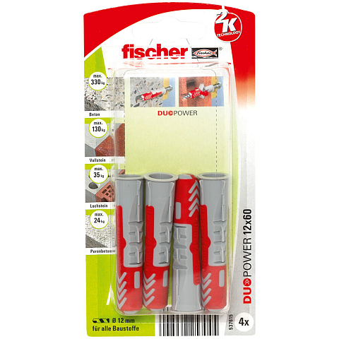 Fischer DuoPower 4 Stück(e) Dübel 60 mm
