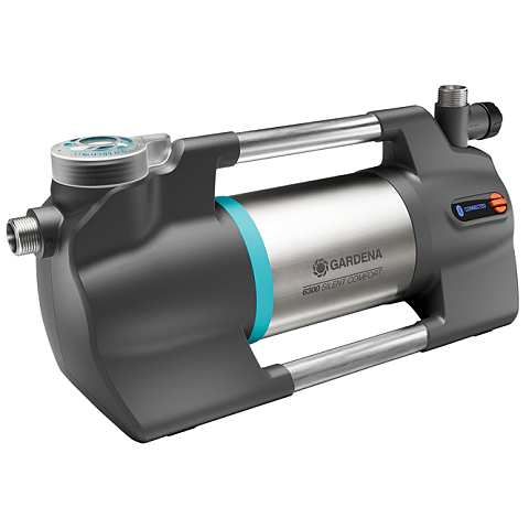 Gardena 9058-20 Wasserpumpe 1050 W Schwerkraftpumpe 4,9 bar 6300 l/h