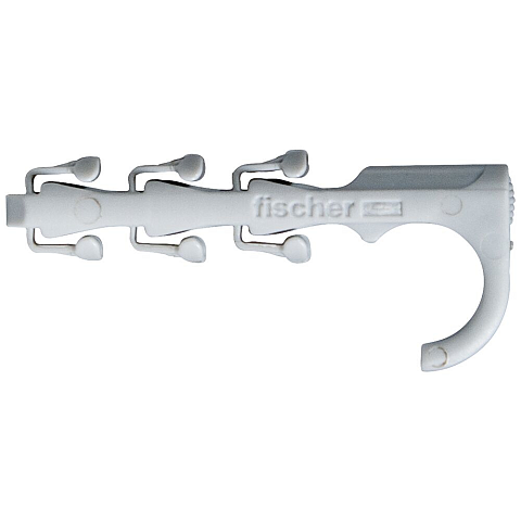 Fischer 48152 Schraubzwinge Rohrschelle Weiß
