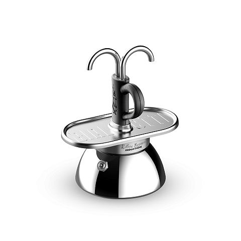Bialetti 0007310 Manuelle Kaffeemaschine Mokka-Kanne Silber
