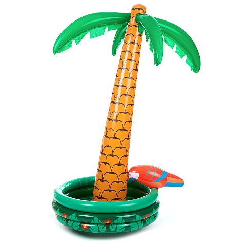 JADEO 534XT01 Aufblasbares Spielzeug für Pool & Strand Braun, Grün Einfarbig Schwimmender Getränkehalter